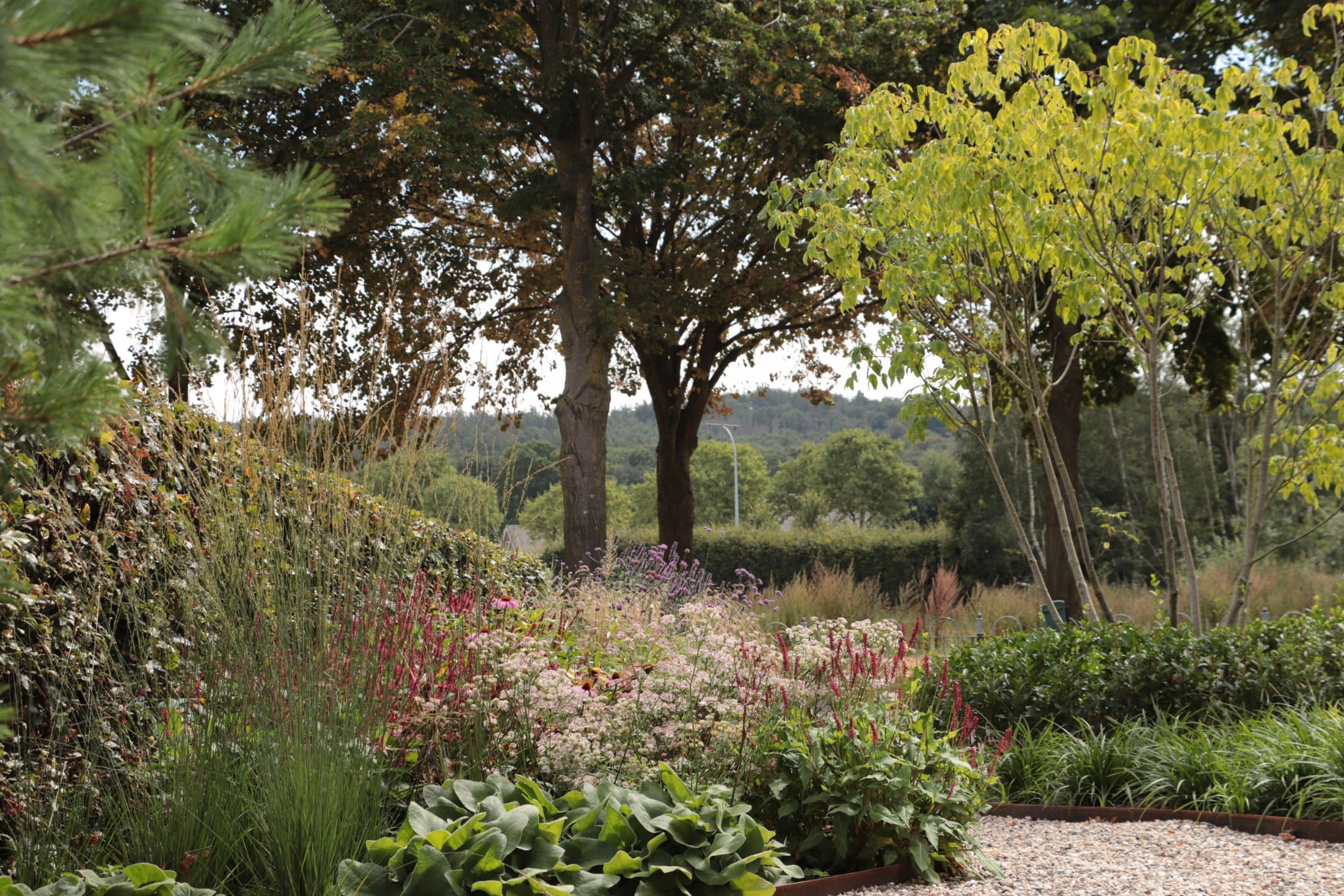 Landelijke tuin in Kilder