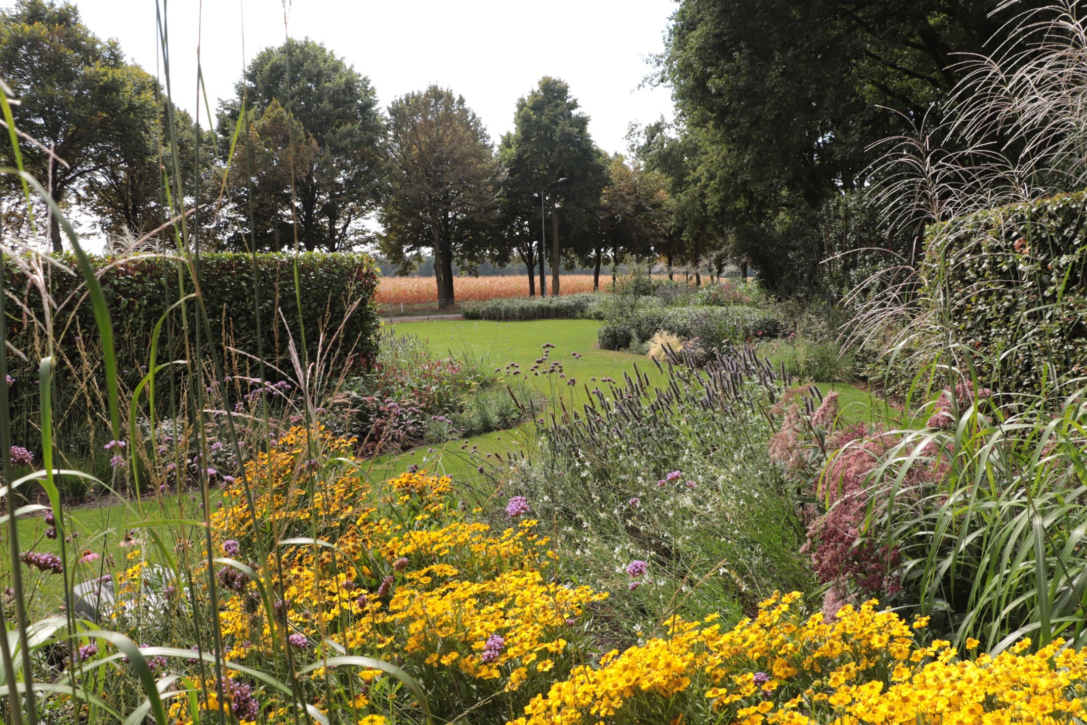 Landelijke tuin in Kilder