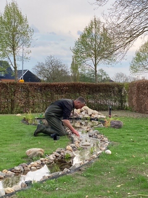 Vijver aanleg Vijver aanleg